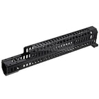 LCT 345mm アルミ ZSPORT-12U ハンドガードレールシステム LCT LCK-12 LCK-15 LCK-19 ZK-12 ZK-12U AK12シリーズ AEGライフル エアガン ブラック