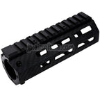 REVANCHIST AIRSOFT 145mm 5.5インチ 軽量カーボンファイバー M-LOK ハンドガードレールシステム 東京マルイ M4シリーズ MWS GBBライフルに適合 ブラック