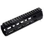 REVANCHIST AIRSOFT 180mm 7インチ 軽量カーボンファイバー M-LOK ハンドガードレールシステム 東京マルイ M4シリーズ MWS GBBライフルに適合 ブラック