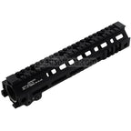 Z-Parts アルミ製 255mm 10インチ MK4 M-LOK ハンドガードレールシステム バレルナット付き GHK M4シリーズ GBBライフル対応 エアソフト ブラック