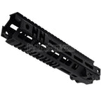 Z-Parts アルミ製 255mm 10インチ MK4 M-LOK ハンドガードレールシステム バレルナット付き GHK M4シリーズ GBBライフル対応 エアソフト ブラック