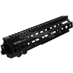 Z-Parts アルミ製 260mm 10インチ MK4 M-LOK ハンドガードレールシステム バレルナット付き 東京マルイ M4シリーズ MWS GBBライフル対応 エアソフト ブラック