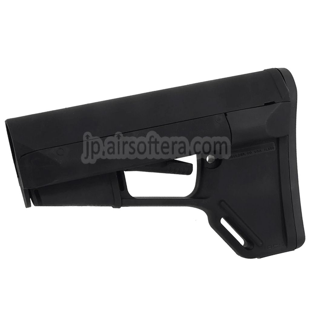 E&C MスタイルACS格納式ライフルストック   M4シリーズAEGライフルエアソフトガンに適しています  ブラック