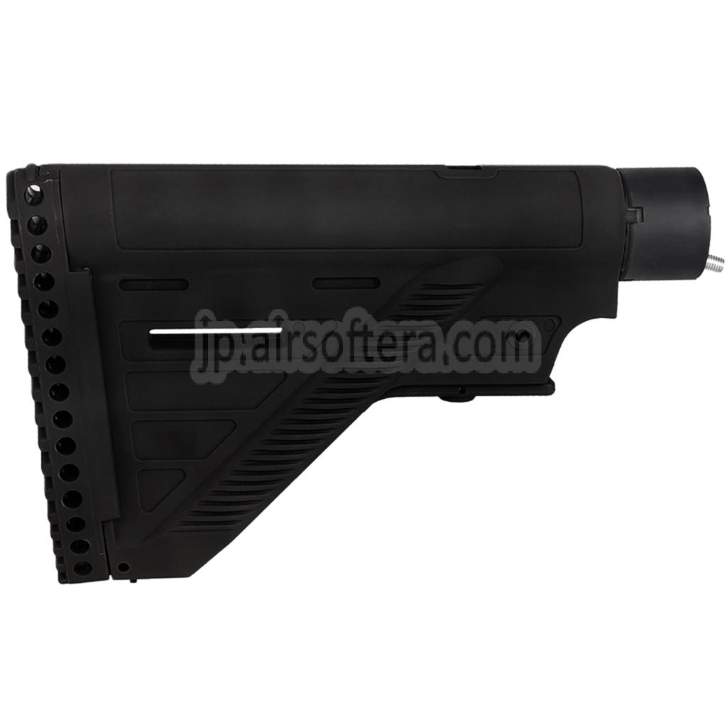 E&C 416A5スタイル バッファーチューブ付き格納式ライフルストック  HK416シリーズAEGライフルエアソフトガンに適しています