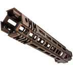 Z-Parts アルミ製 335mm 13インチ MK4 M-LOK ハンドガードレールシステム バレルナット付き 東京マルイ M4シリーズ MWS GBBライフル対応ライフル エアソフトガン タン