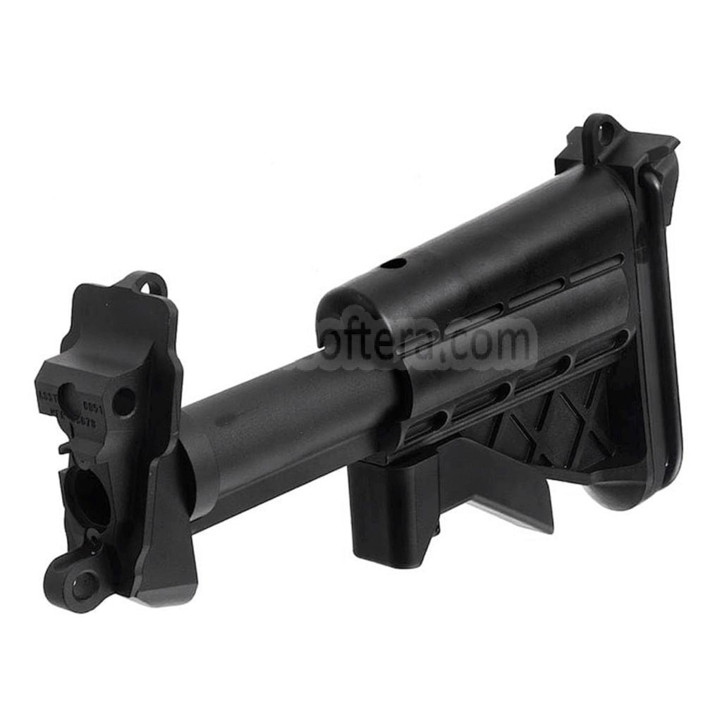 VFC 折りたたみ式ストックキット VFC MK48 MOD1 AEGマシンガンライフル エアソフトガン ブラック