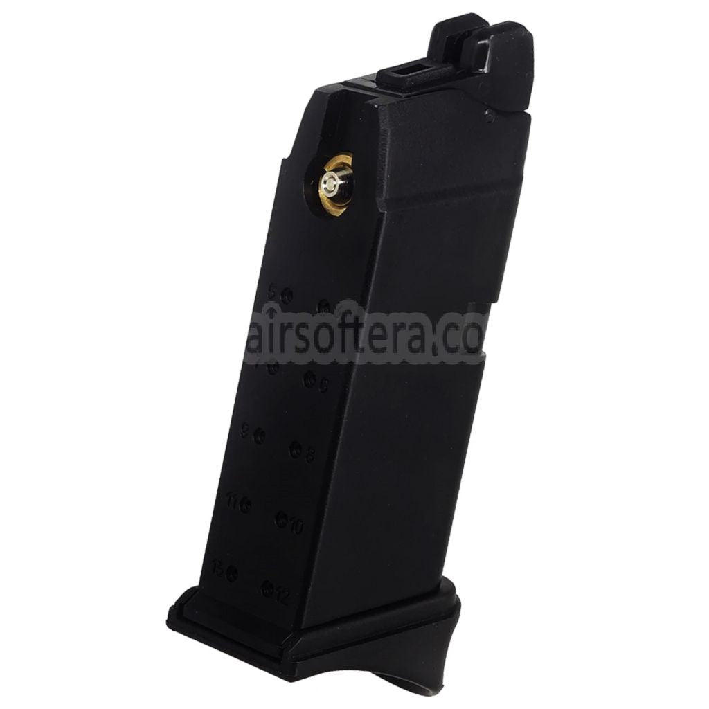 DOUBLE BELL 15発ガスマガジン G26 G27シリーズGBBピストル対応 エアソフトガン ブラック