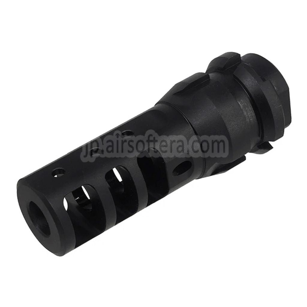PTS Dead Air KeyMo マズルブレーキ フラッシュハイダー -14mm 逆ネジ 反時計回りバレル ライフル エアガン用