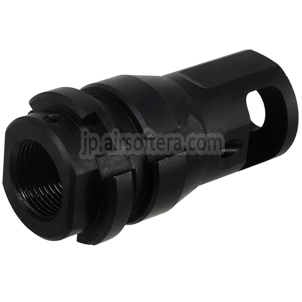 PTS Dead Air KeyMicro マズルブレーキ フラッシュハイダー -14mm 逆ネジ 反時計回りバレル ライフル エアガン用