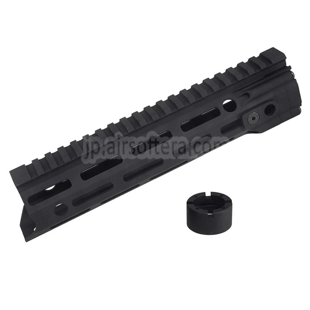 APS EMG Daniel Defense MFR 9インチ M-LOK ハンドガードレールシステム  APS EMG 東京マルイ M4 M16 シリーズ AEG ライフル エアソフトガンに適合  ブラック