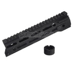 APS EMG Daniel Defense MFR 9インチ M-LOK ハンドガードレールシステム  APS EMG 東京マルイ M4 M16 シリーズ AEG ライフル エアソフトガンに適合  ブラック