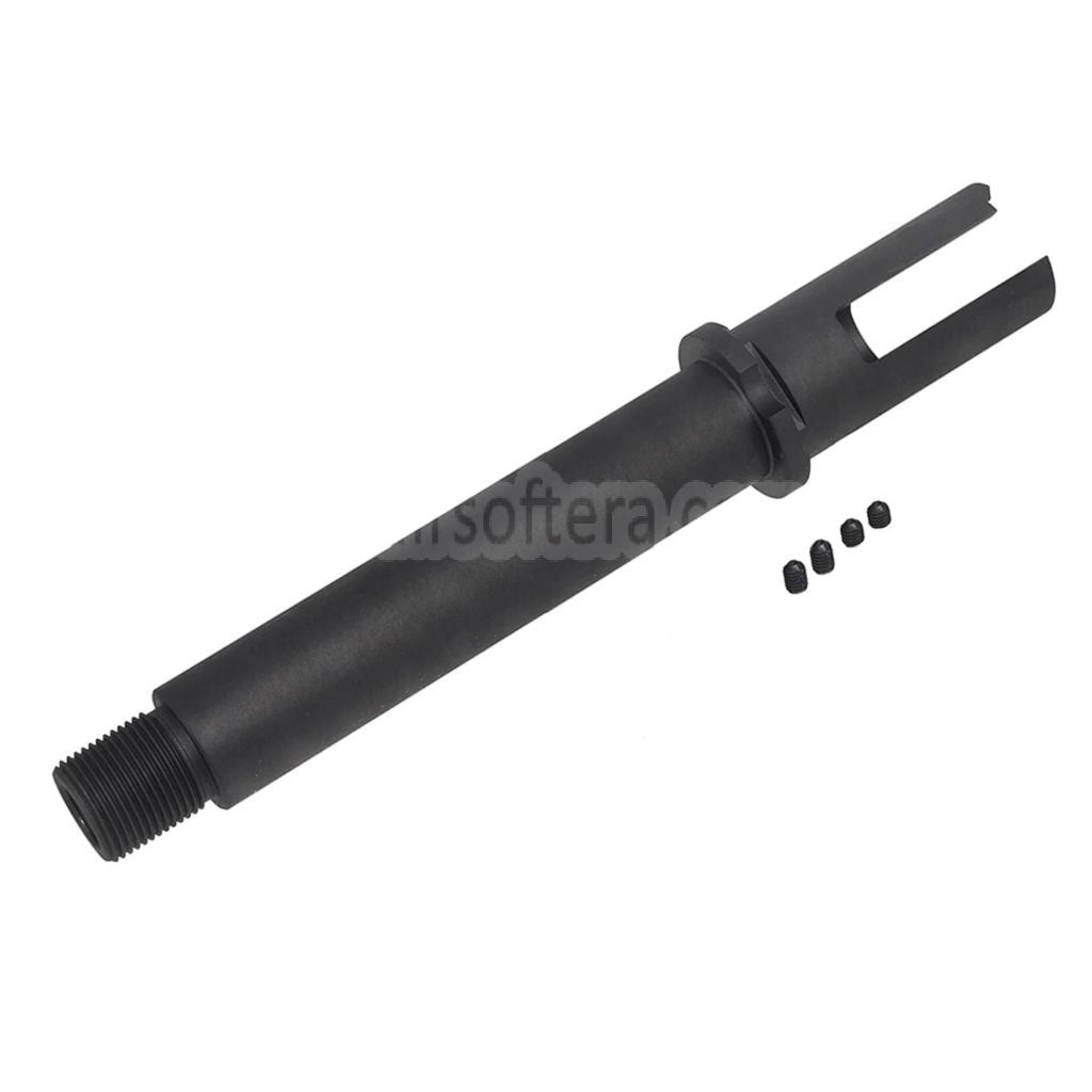 BBT CNCスチールアウターバレル（-14mm逆ネジ、反時計回りネジ）KRYTAC Kriss VectorシリーズAEG GBB SMGライフル銃用 ブラック
