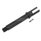 BBT CNCスチールアウターバレル（-14mm逆ネジ、反時計回りネジ）KRYTAC Kriss VectorシリーズAEG GBB SMGライフル銃用 ブラック