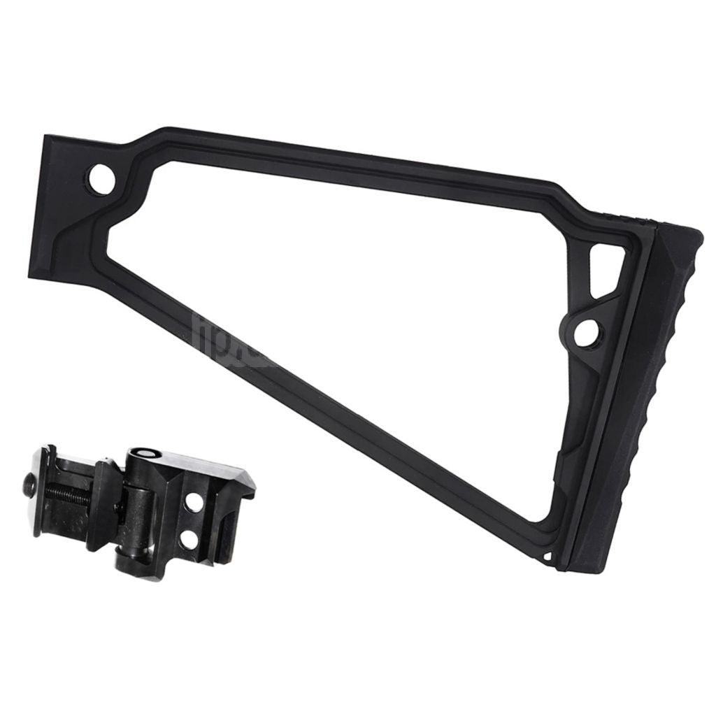 5KU 205mm アルミ TS-8RP トライアングルライズドチークストック M1913アダプター付き 20mmピカティニーストックアダプターライフル用