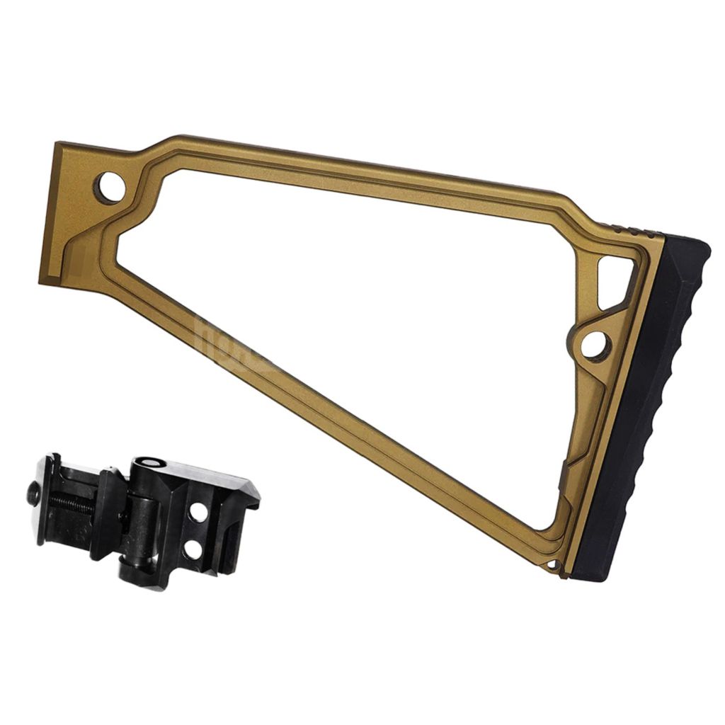 5KU 205mm アルミ TS-8RP トライアングルライズドチークストック M1913アダプター付き 20mmピカティニーストックアダプターライフル用