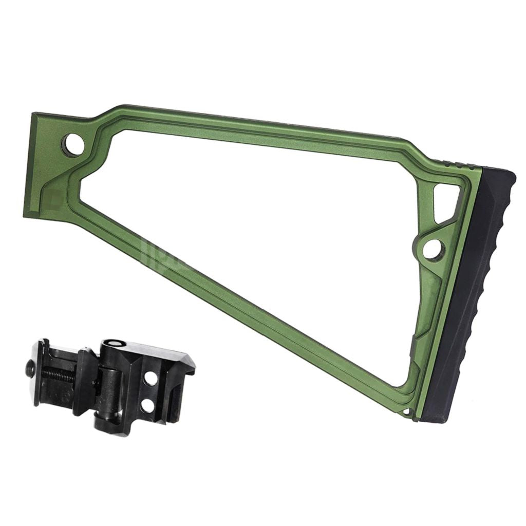 5KU 205mm アルミ TS-8RP トライアングルライズドチークストック M1913アダプター付き 20mmピカティニーストックアダプターライフル用