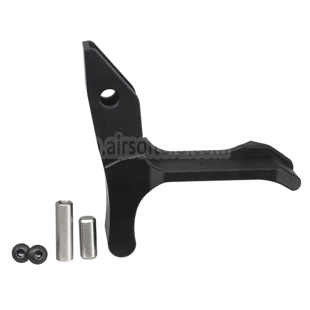 5KU CNCアルミ製クイックリリースマガジンキャッチ CYMA AKシリーズAEGライフル対応 ブラック