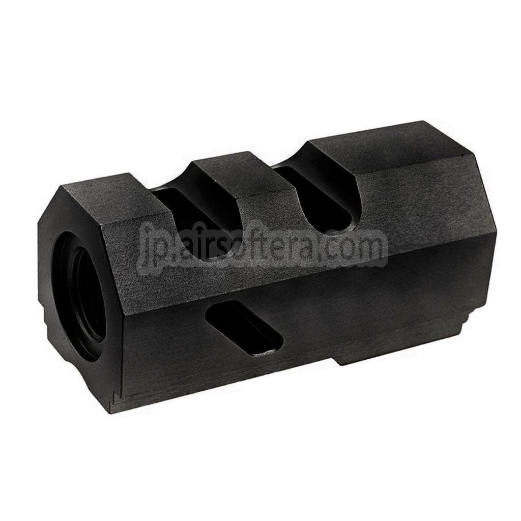 REVANCHIST AIRSOFT アルミ製コンペンセイター - 14mm 逆ネジ 反時計回り 東京マルイ HI-CAPAシリーズ GBBピストル対応