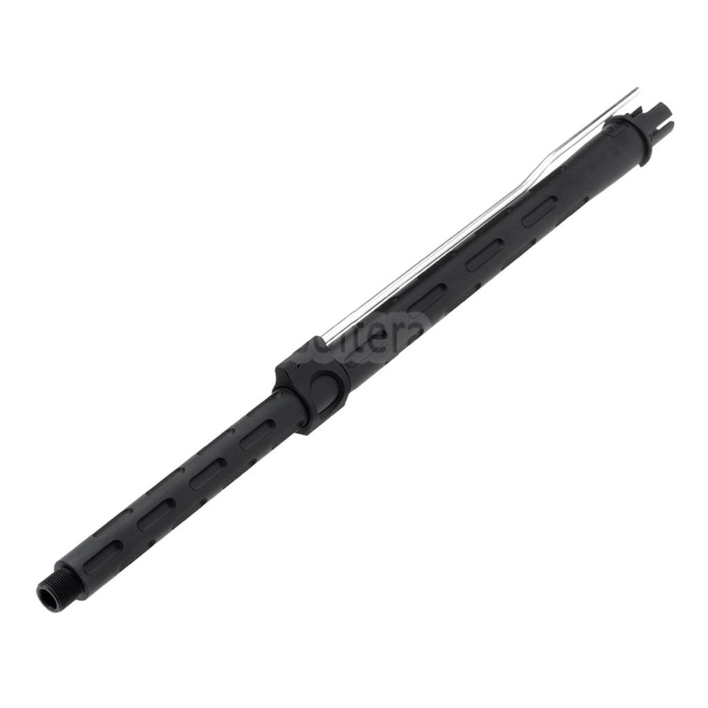 APS EMG F1 FIREARMS 16インチ CNCアルミ製アウターバレル(さまざまなスタイル) - 14mm逆ネジ 反時計回りネジ APS EMG F1 FIREARMS FALKOR PER ASRシリーズ M4 M16 AEGライフル エアソフト