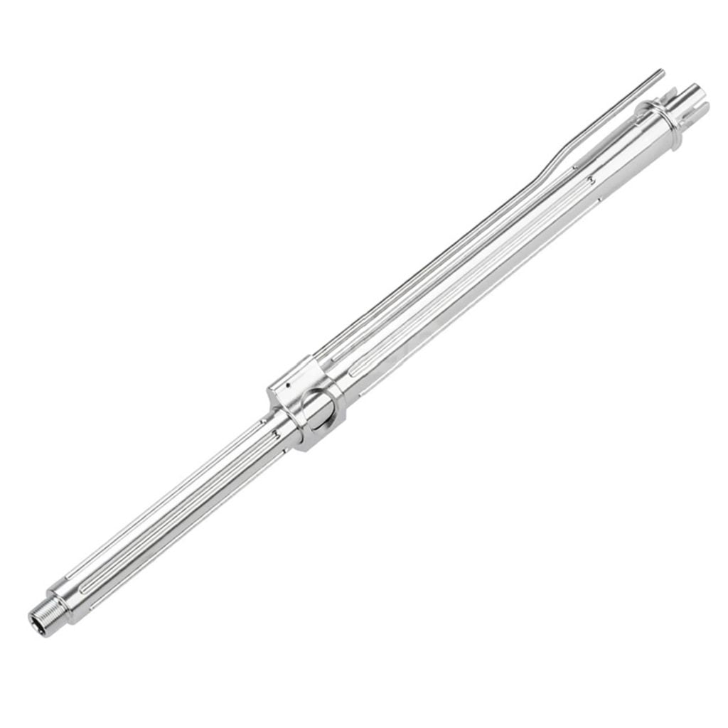 APS EMG F1 FIREARMS 16インチ CNCアルミ製アウターバレル(さまざまなスタイル) - 14mm逆ネジ 反時計回りネジ APS EMG F1 FIREARMS FALKOR PER ASRシリーズ M4 M16 AEGライフル エアソフト