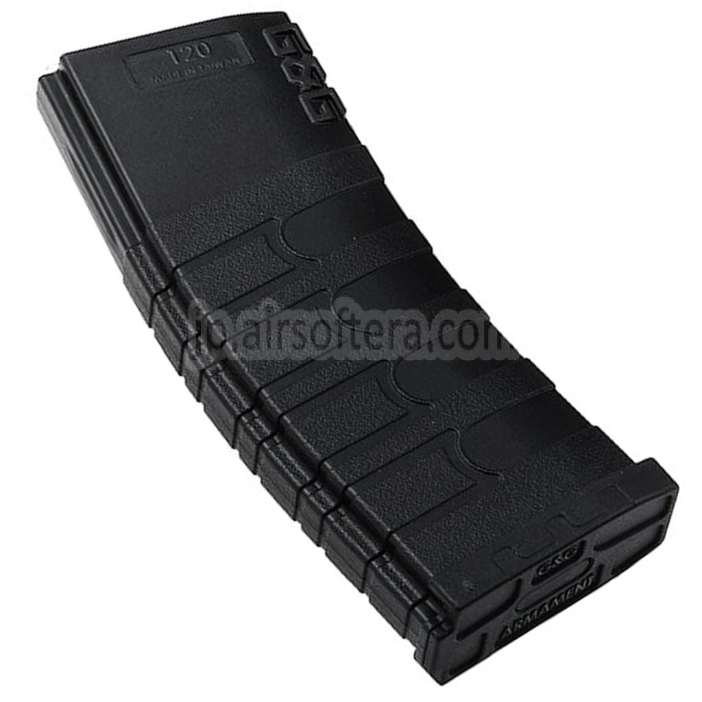 G&G 120発ポリマーミッドキャップマガジン M4 M16シリーズAEGライフル対応 エアソフトガン ブラック