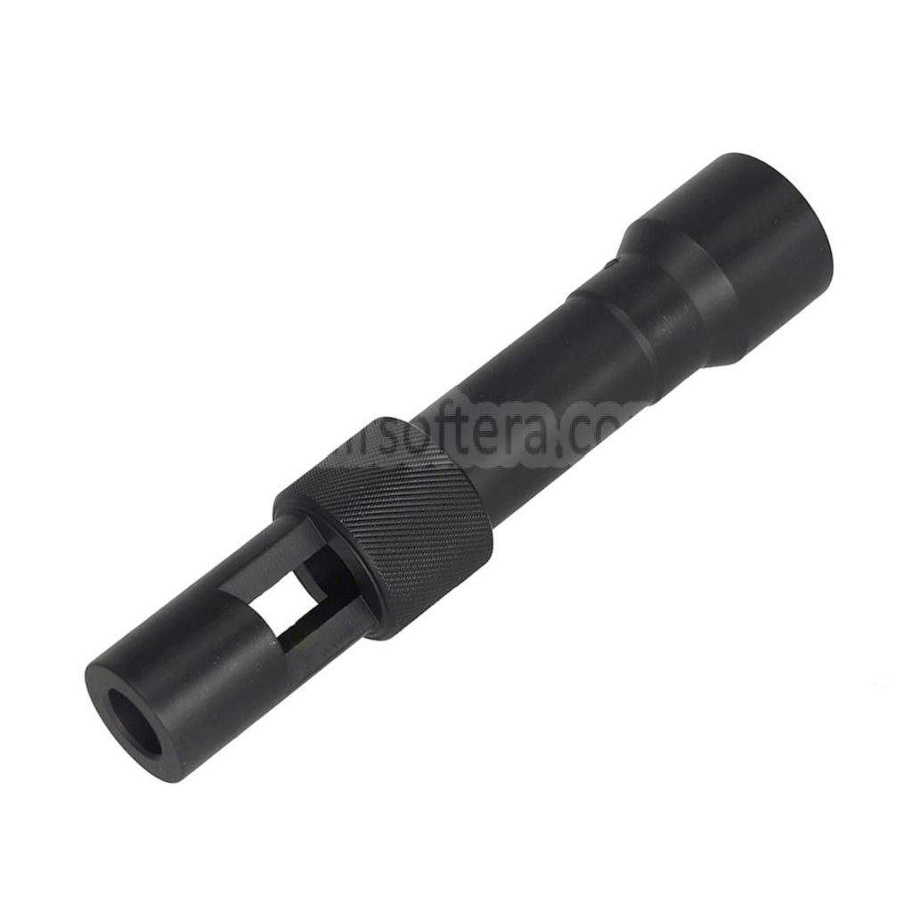 CYMA 125mm SPRスタイル フラッシュハイダー -14mm逆ネジ式反時計回りバレルライフル対応 エアソフトガン