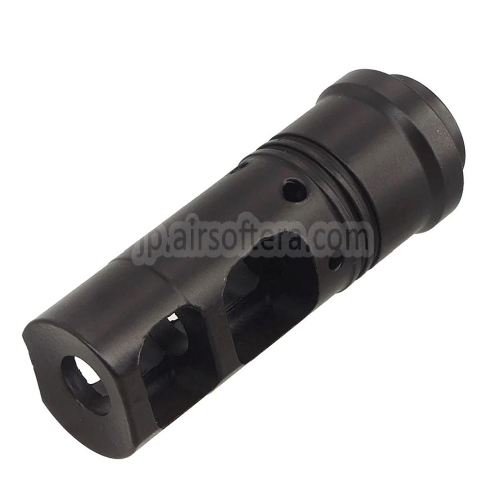 CYMA 62mm SF-556スタイル フラッシュハイダー -14mm 逆ネジバレル ライフル用 ブラック