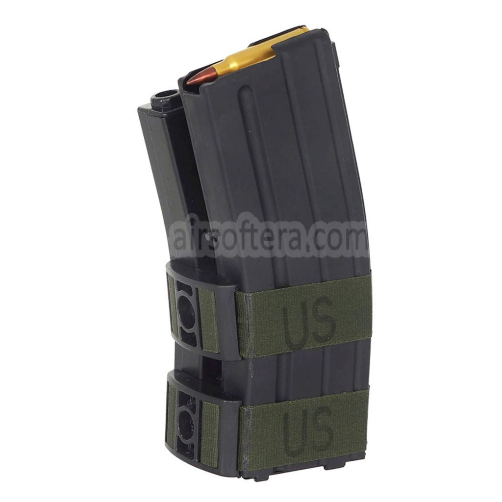 BATTLEAXE 800発電動デュアルマガジン（ダミー弾付き）M4/M16シリーズ電動ガン対応