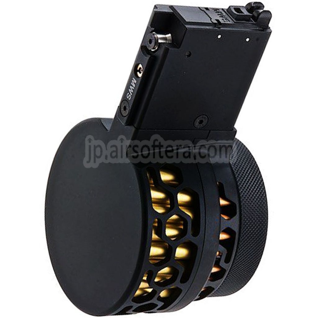 DYTAC XMAG 100発 グリーンガスドラムマガジン 東京マルイ MWS M4シリーズ GBBライフル エアソフトガン対応