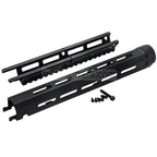 VFC 280mm CNCアルミタクティカルM-LOKハンドガードレールシステム CYBERGUN FN FNCシリーズGBBライフル用 エアガン ブラック