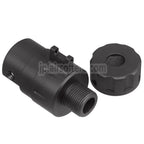 5KU CNCアルミ製 ファイバーオプティックフロントサイトサイレンサーアダプターキット -14mm逆ネジ ACTION ARMY AAP01 GBBピストル エアソフトガン対応