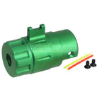 5KU CNCアルミ製 ファイバーオプティックフロントサイトサイレンサーアダプターキット -14mm逆ネジ ACTION ARMY AAP01 GBBピストル エアソフトガン対応