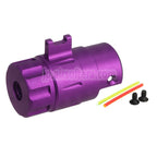 5KU CNCアルミ製 ファイバーオプティックフロントサイトサイレンサーアダプターキット -14mm逆ネジ ACTION ARMY AAP01 GBBピストル エアソフトガン対応