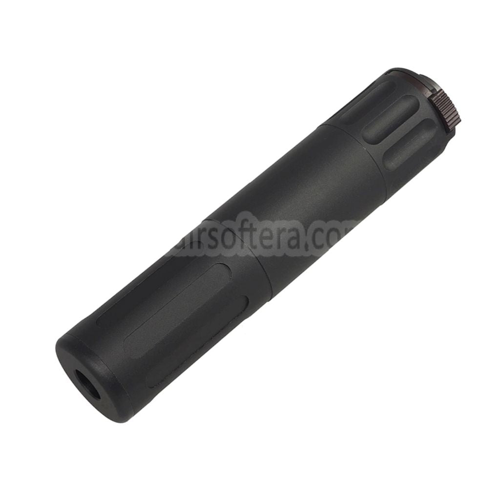5KU 170mm AAC SR5スタイル QDサプレッサー サイレンサー 3プロングフラッシュハイダー付き -14mm CCW 反時計回りネジバレルライフル エアガン用