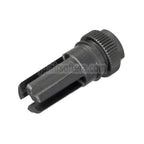 5KU 195mm AAC SR7スタイル QDサプレッサー サイレンサー 3プロングフラッシュハイダー付き -14mm CCW 反時計回りネジバレルライフル エアガン用
