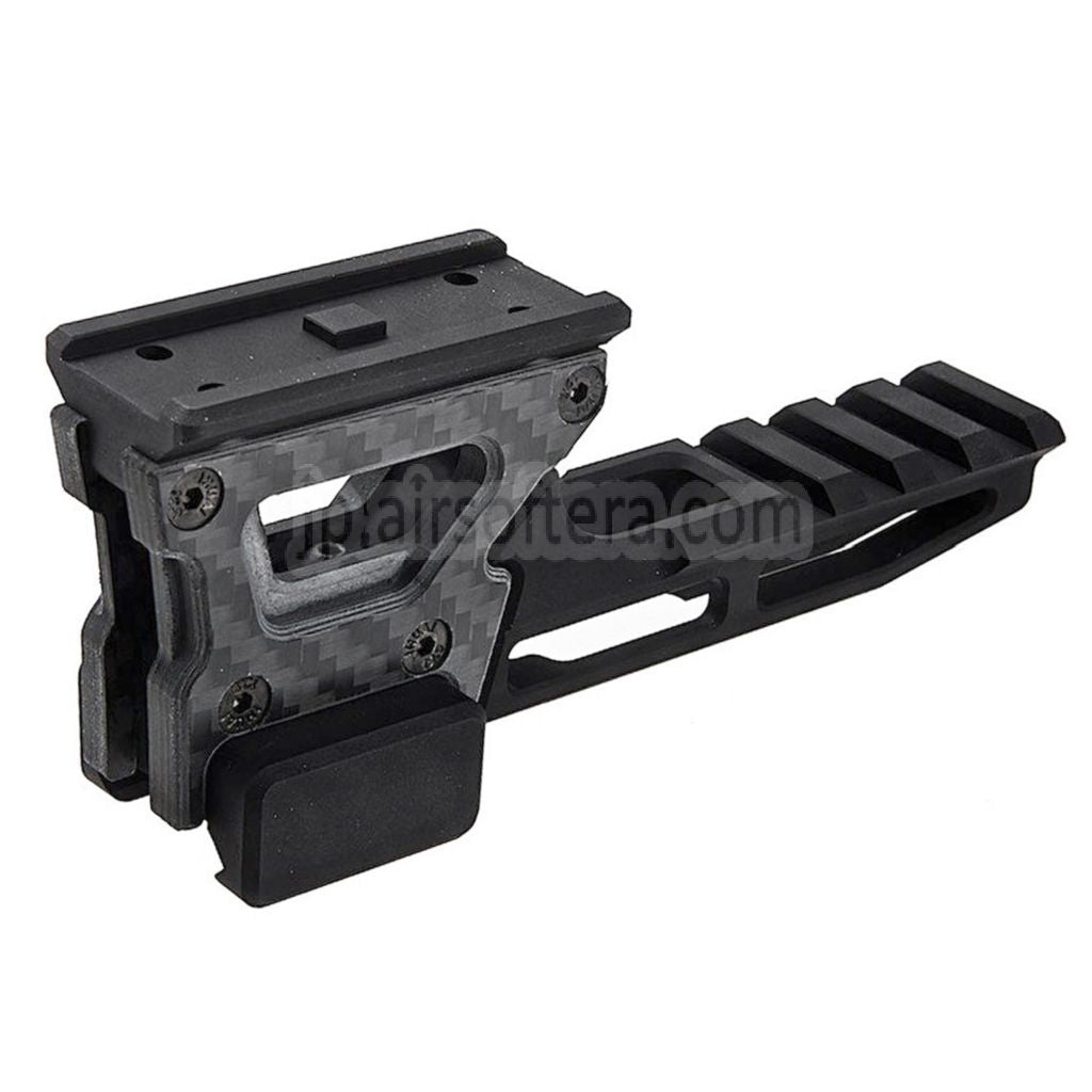 REVANCHIST AIRSOFT 2.26インチ モジュラー光学マウント V2 T2マウントおよびレーザーデバイス対応 ライザーブラック