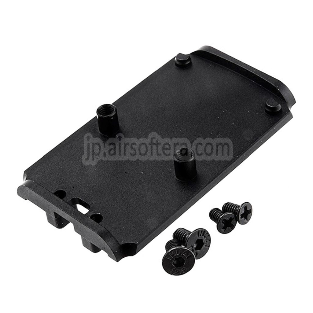 BOMBER AIRSOFT RMRスタイルオプティクスマウント（東京マルイG17 Gen5 MOSシリーズGBBピストル対応）（ブラック）