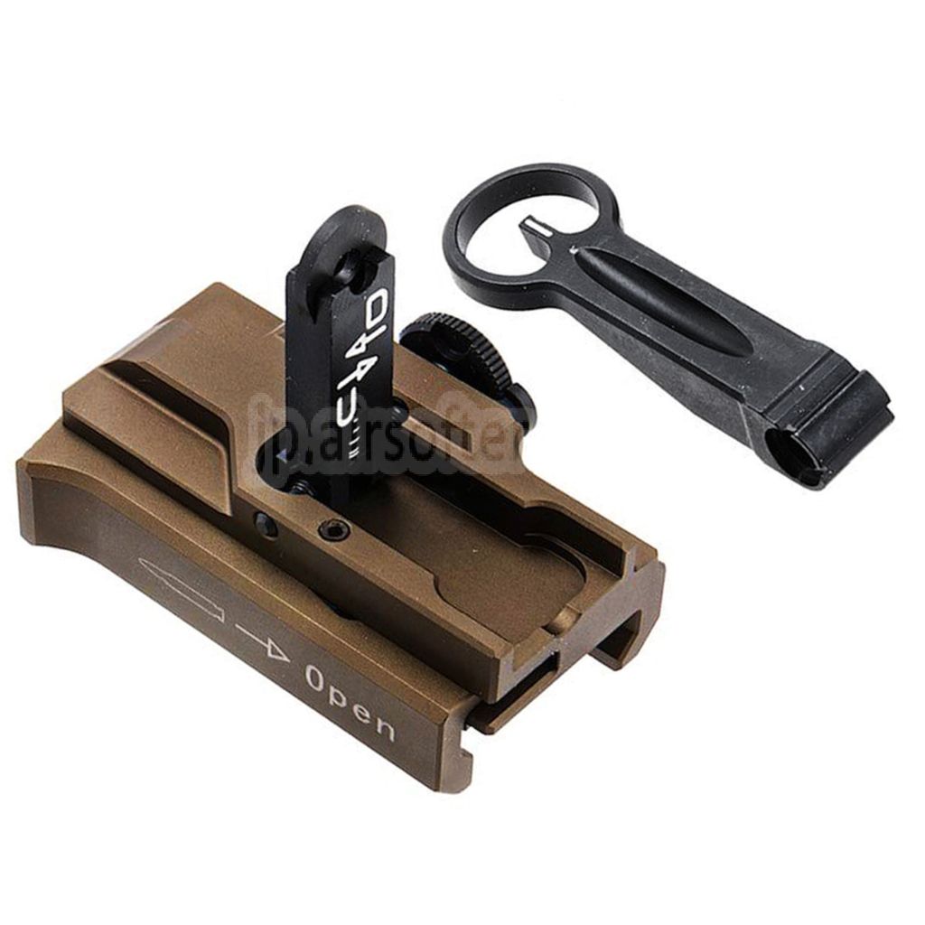 Guns Modify GM CNCアルミ 416 A5スタイル クイックデタッチ フリップアップサイト 東京マルイ M4シリーズ MWS GBBライフル エアガン