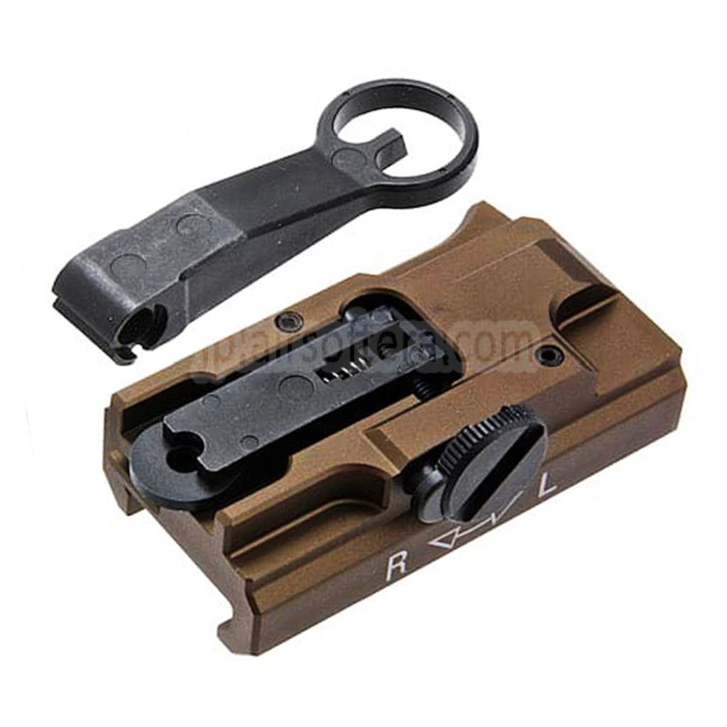 Guns Modify GM CNCアルミ 416 A5スタイル クイックデタッチ フリップアップサイト 東京マルイ M4シリーズ MWS GBBライフル エアガン