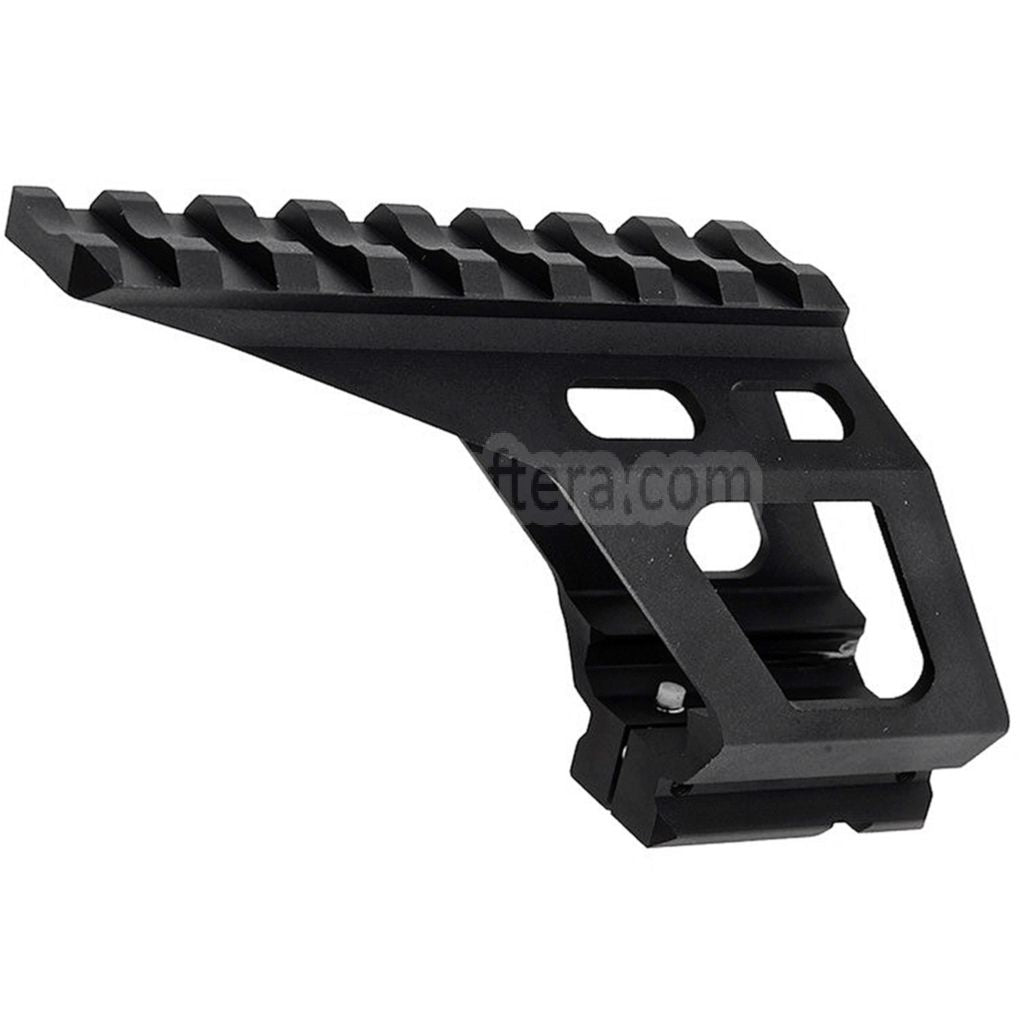 Novritsch CNCアルミ製 20mmトップレール SSP1 SSP2シリーズ GBBピストル エアソフトガン対応 ブラック