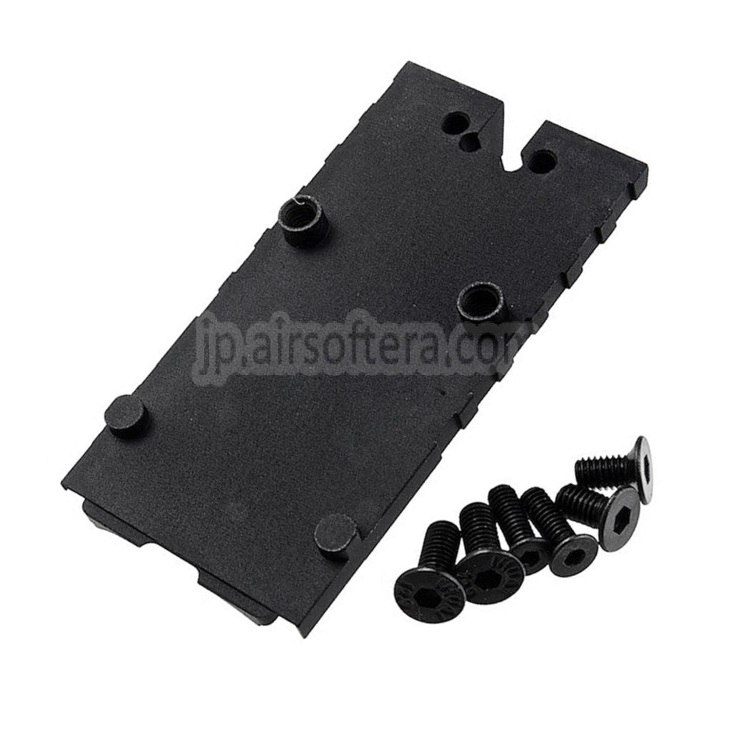 REVANCHIST AIRSOFT CNCアルミ製 RMR SROオプティックマウント 東京マルイ G17 Gen5 MOSシリーズ GBBピストル対応 ブラック