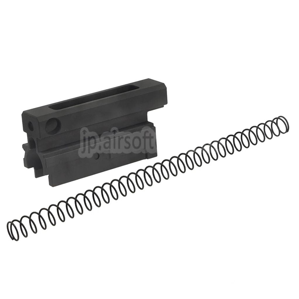 BBT CNCスチールボルトキャリア 120%リコイルスプリング付き マルヤマ SCW-9 PRO-GシリーズGBB SMGライフル用 ブラック