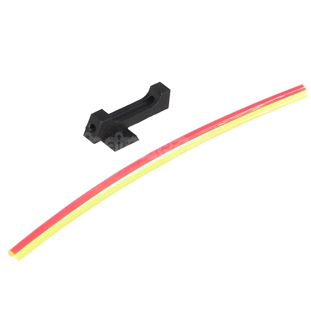 BBT アルミファイバーオプティックフロントサイト 東京マルイ HI-CAPAシリーズGBBピストル用 エアソフトガン