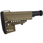 CYMA VLT Clubfoot バッファーチューブ付き5ポジション格納式ライフルストック  M4 M16シリーズAEGライフルエアソフトガンに適しています