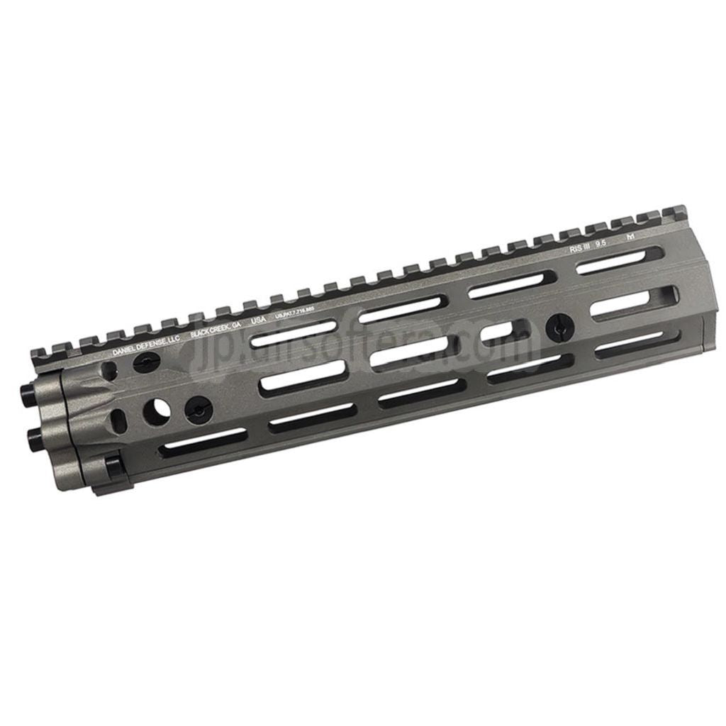 CYMA EMG Daniel Defense ライセンス取得済み CNC アルミ製 9.5インチ フリーフロート M-LOK RIS III ハンドガードレールシステム M4 M16シリーズ AEGライフル エアガン