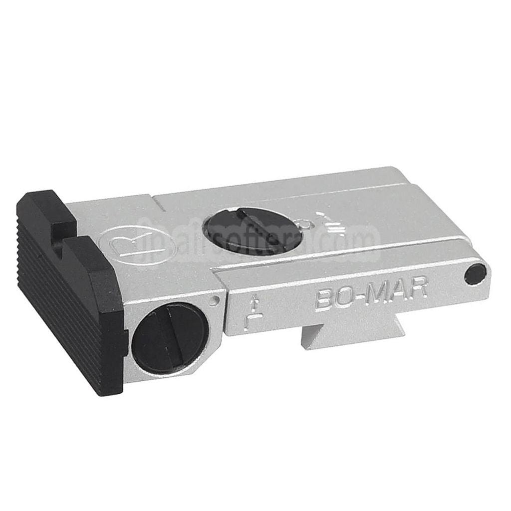 5KU CNCアルミ製 Bo-Marスタイルリアサイト WE (WE-TECH) 東京マルイ HI-CAPAシリーズ GBBピストル対応