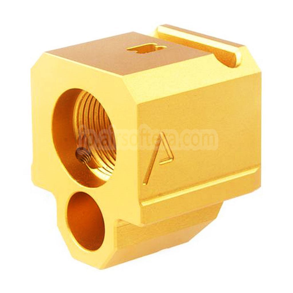 RWA Agency Arms 417 シングルポート コンペンセイター - 14mm 逆ネジ 反時計回り Elite Force UMAREX VFC WE (WE-Tech) Gシリーズ GBBピストル対応 エアソフト