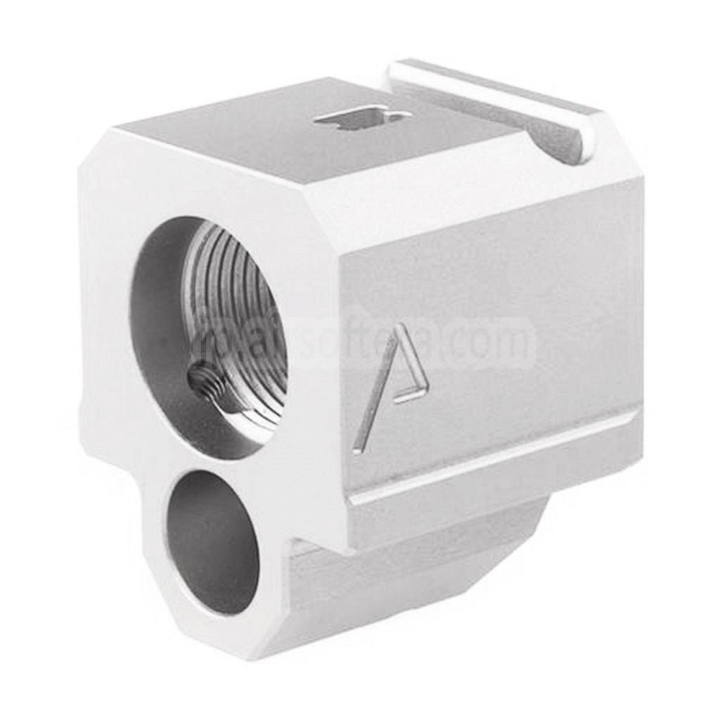 RWA Agency Arms 417 シングルポート コンペンセイター - 14mm 逆ネジ 反時計回り Elite Force UMAREX VFC WE (WE-Tech) Gシリーズ GBBピストル対応 エアソフト