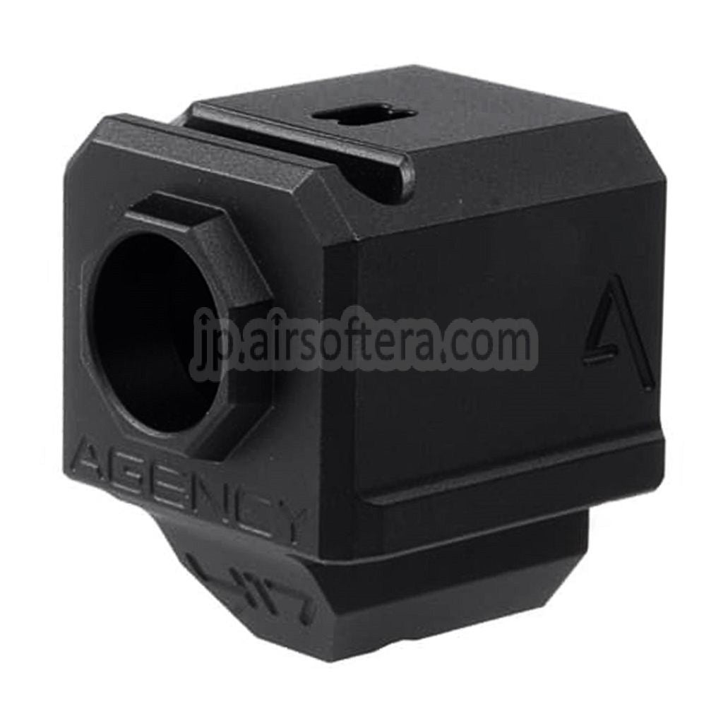 RWA Agency Arms 417 シングルポート コンペンセイター - 14mm 逆ネジ 反時計回り Elite Force UMAREX VFC WE (WE-Tech) Gシリーズ GBBピストル対応 エアソフト