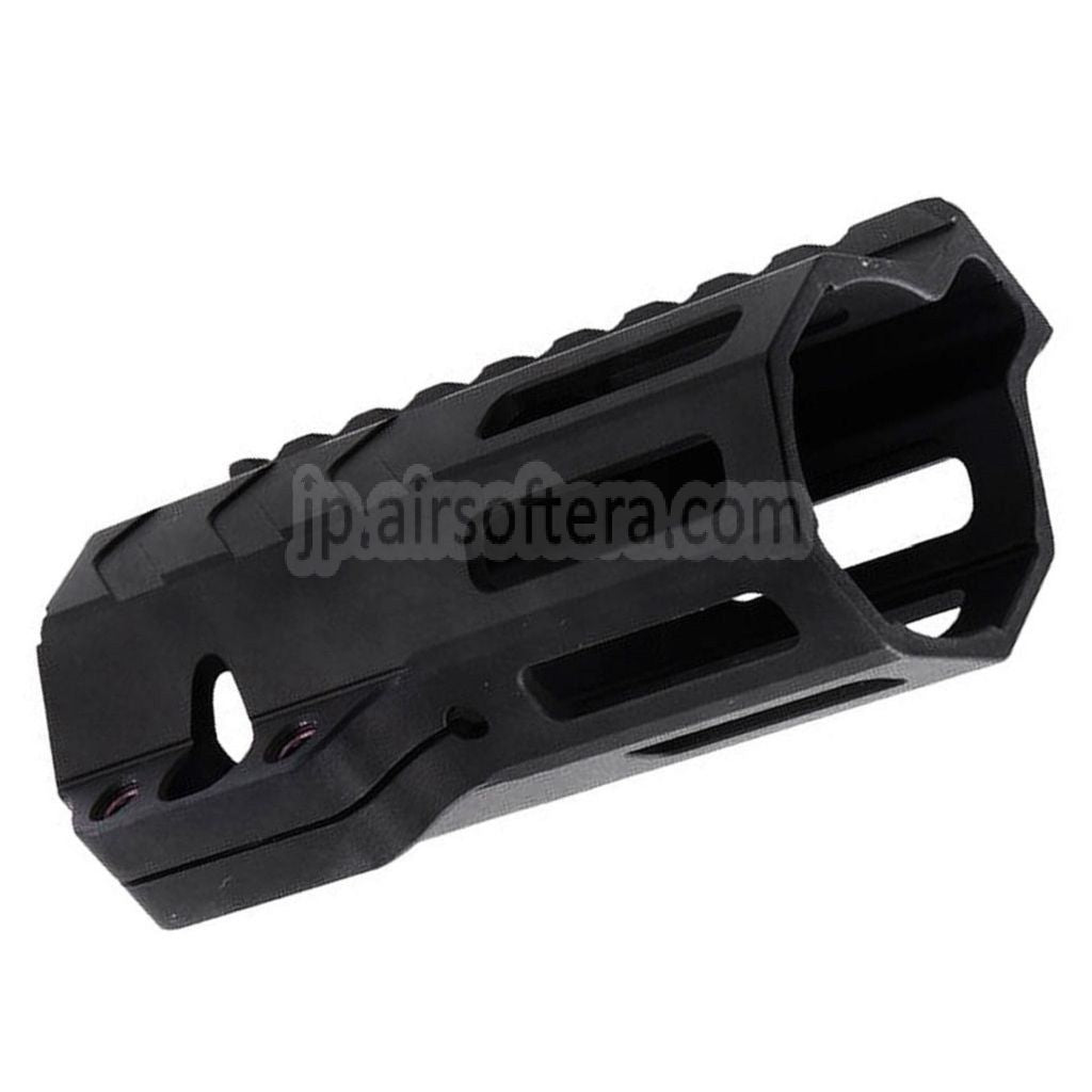 BAD Workhorse CNCアルミ製 4インチフリーフロート M-LOKハンドガードレールシステム VFC AR M4シリーズ GBBライフル対応 ブラック